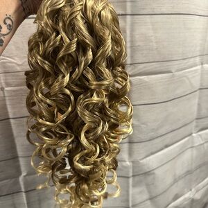 21t  Curly Hair ponytail Extension